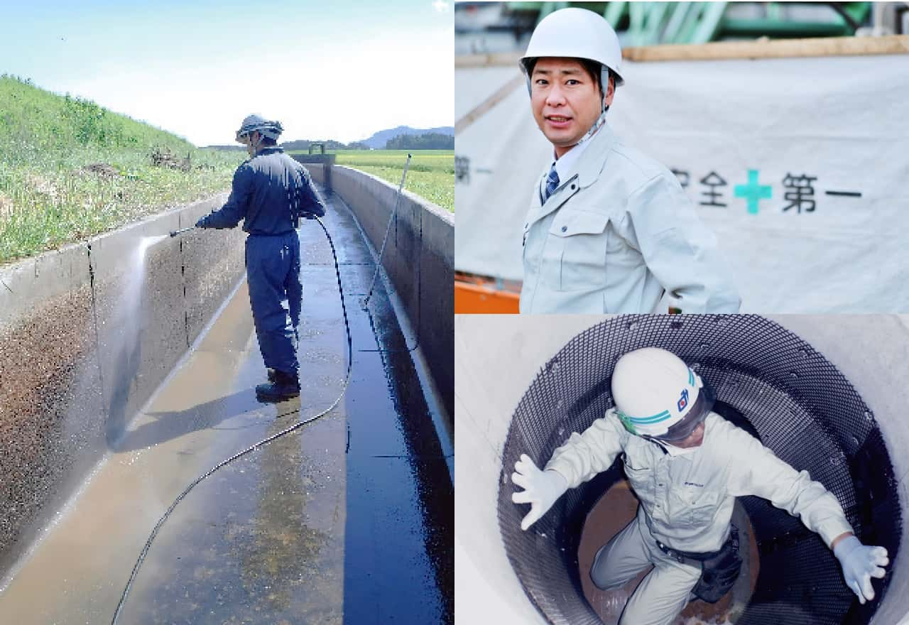 仕事はしっかりー工事現場